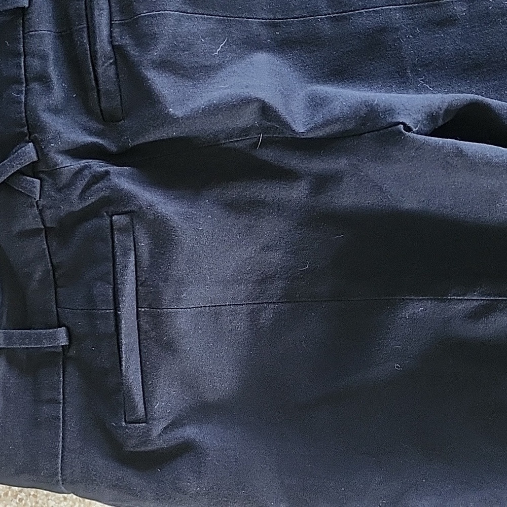 Anthropologie The Essential Slim Black Trousers Size 0 - Picture 10 of 16